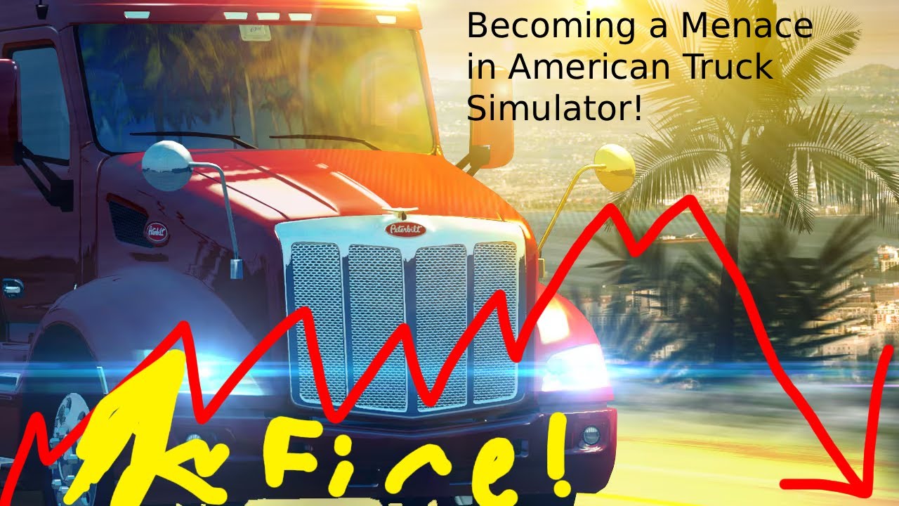 Becoming a menace in ATS | American Truck Simulator | Compilation