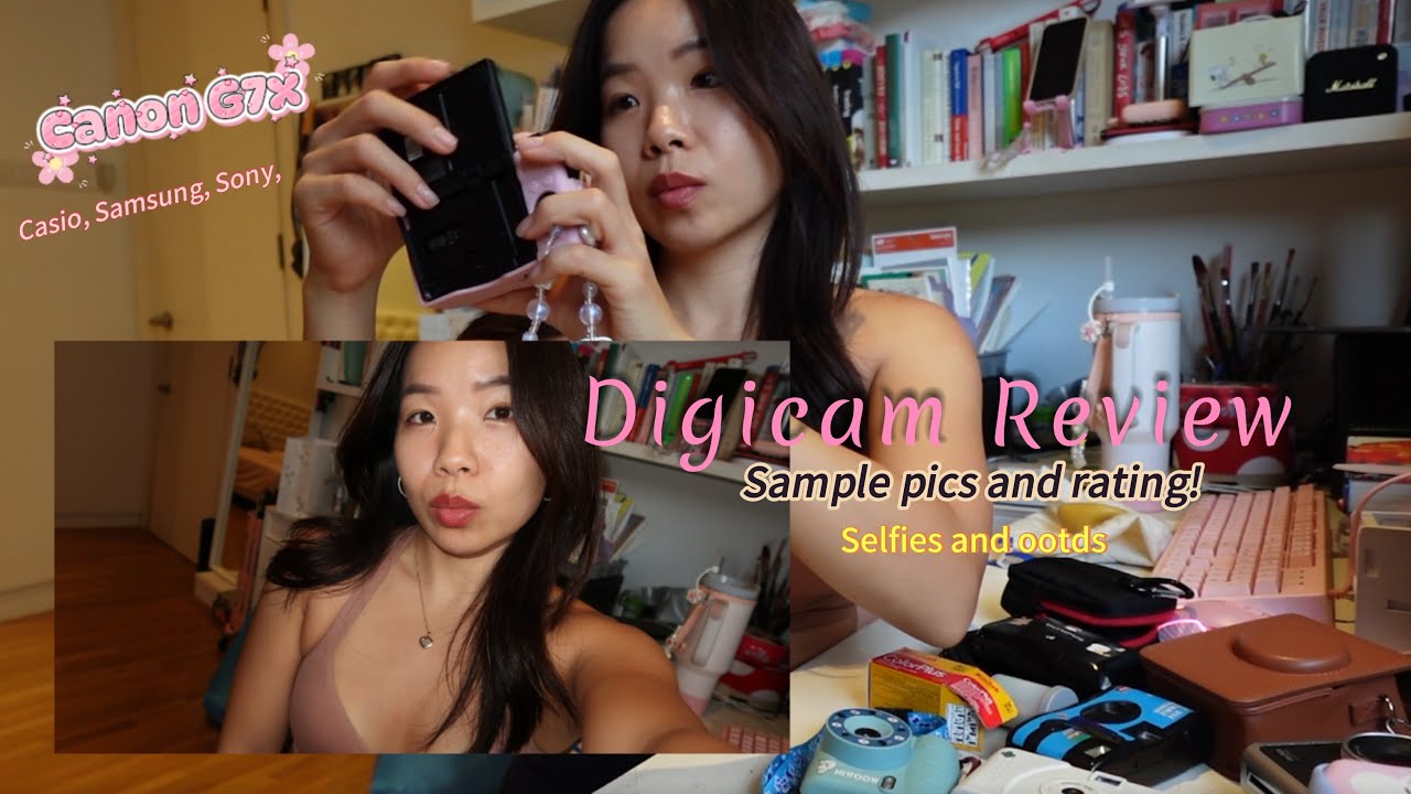 FAVOURITE DIGICAM review! Lots of sample ootd and selfies. Canon g7x, sony zv1f and more!