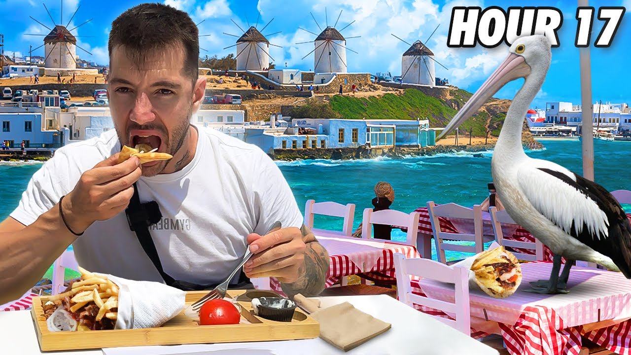 Τρώω Μόνο Πιτόγυρα Για 24 Ώρες Στην Μύκονο !
