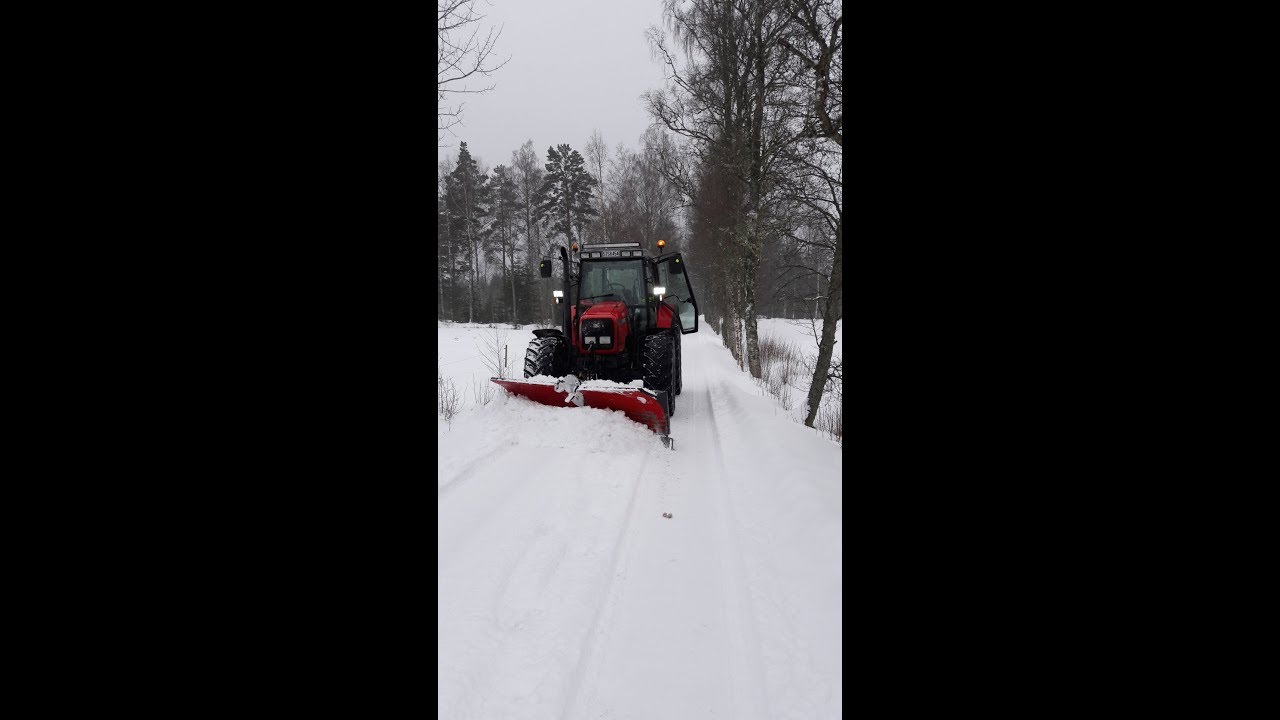 Massey Ferguson 6280 | Snöröjning 2k18