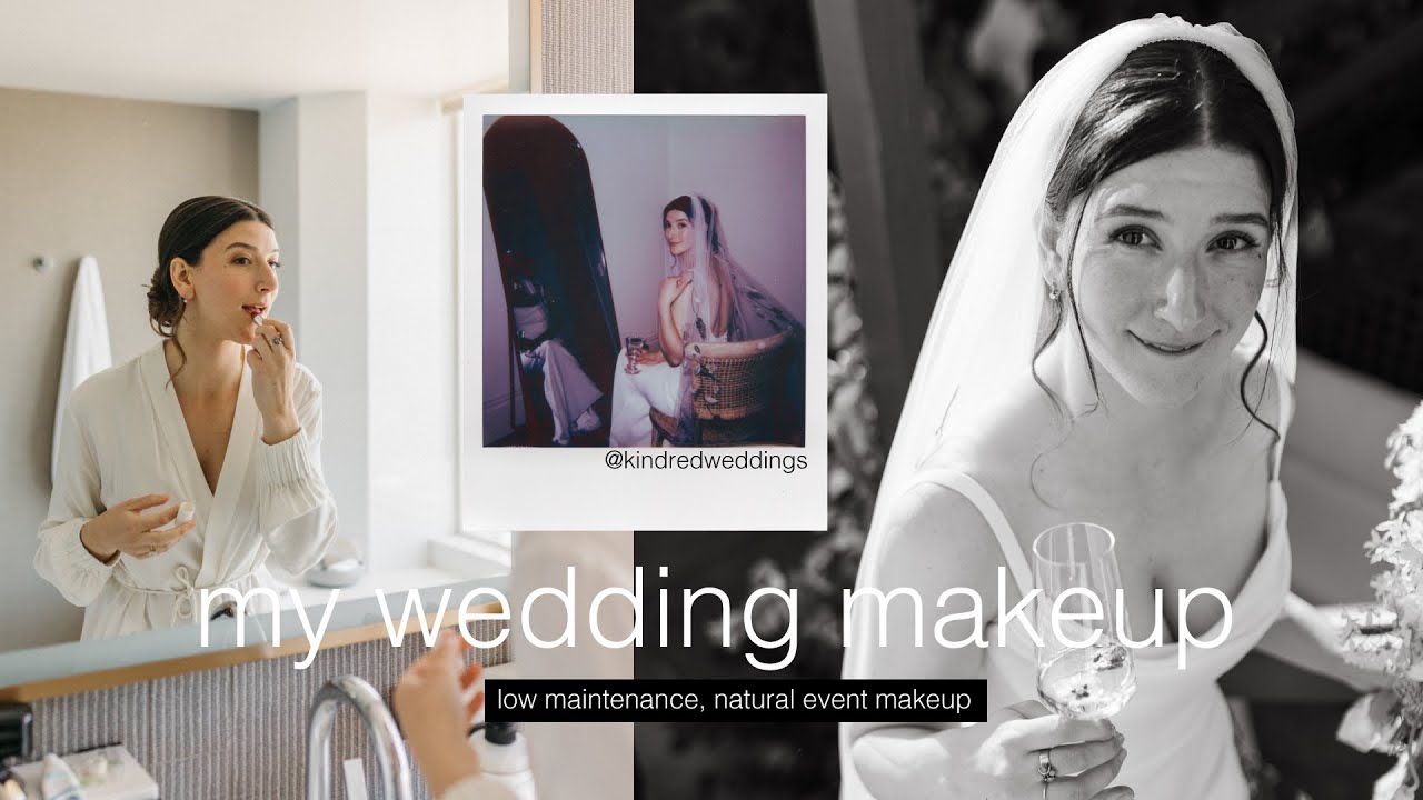 my wedding makeup | easy, natural bridal makeup