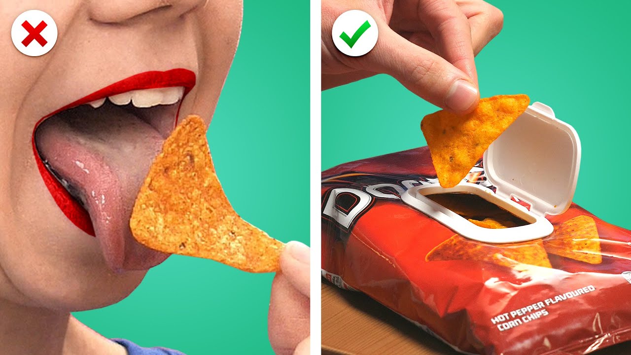 11 FUNNY FOOD HACKS | KIAT MAKANAN YANG HARUS KAMU KETAHUI | DIY Kerajinan Mudah