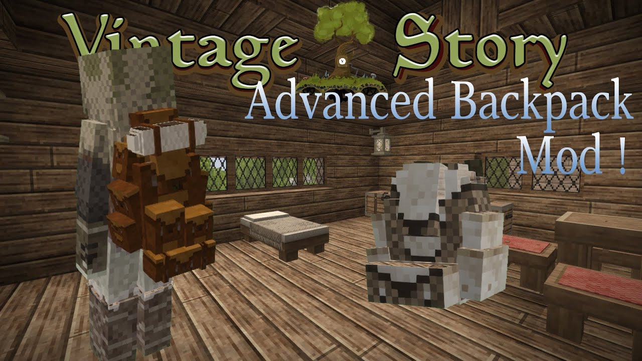 Vintage Story | ADVANCED BACKPACK MOD (More Inventory) | Mod Showcase [1.18.7]