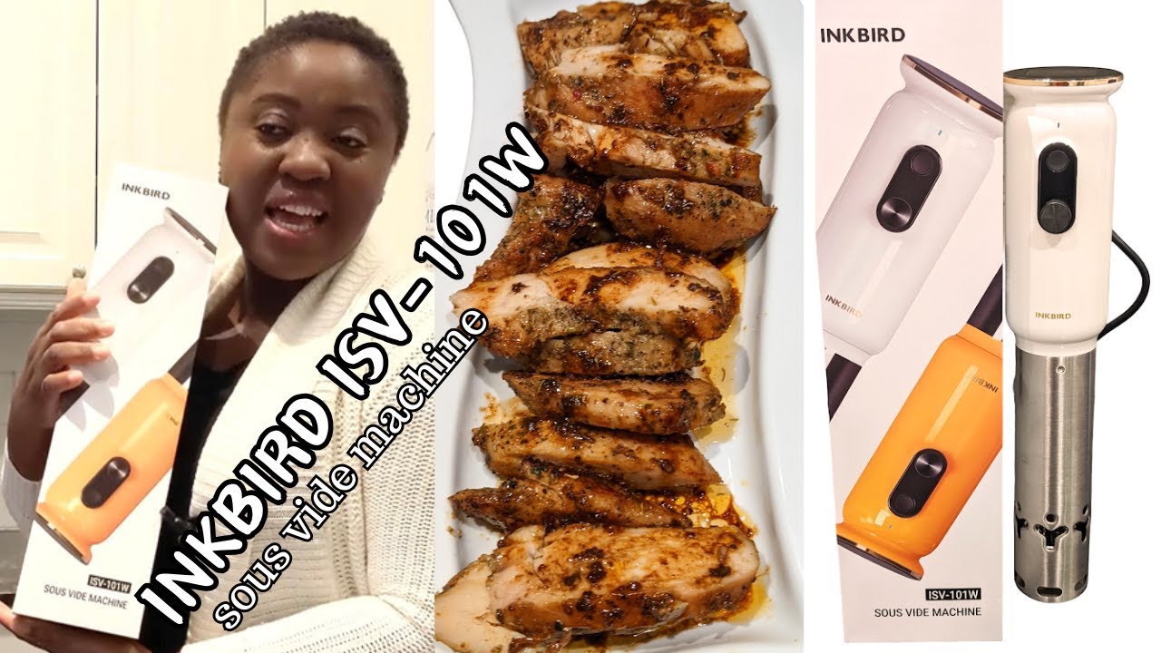 Unbox, test and review INKBIRD ISV-101W WiFi control sous vide machine with me.