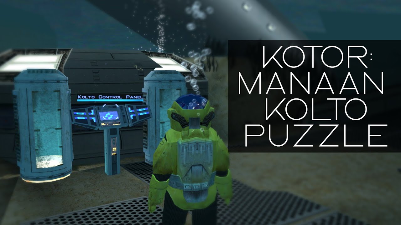 KOTOR: Manaan Kolto Control Panel Puzzle Solution