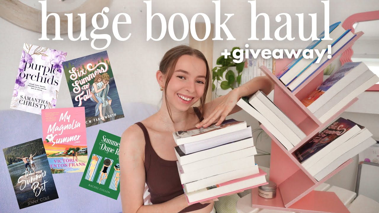 loving life diaries 💌 huge book haul + giveaway!