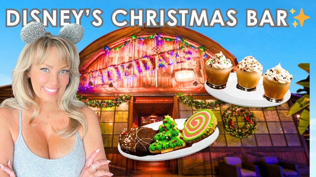 🎄 Рождественский бар Disney 2025 ✨ НОВЫЕ праздничные блюда и напитки от Джока Линдси в Disney Spr...