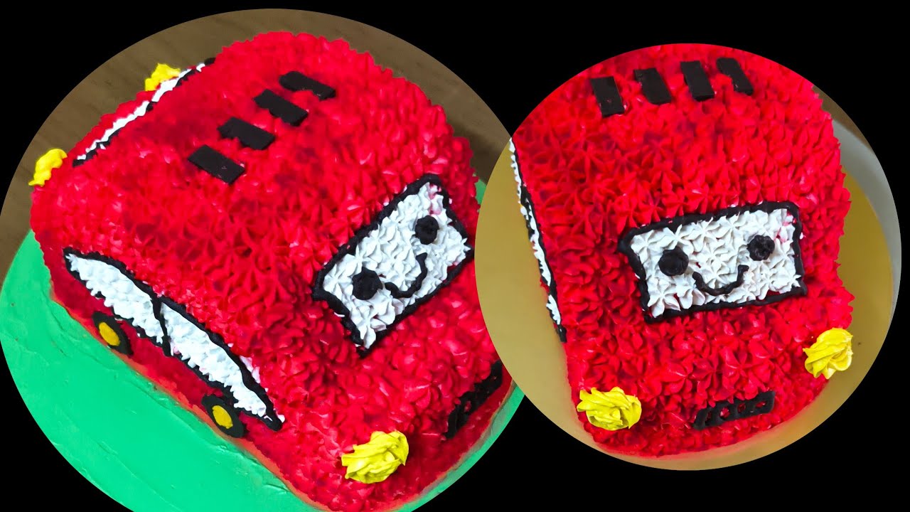 Car Theme Cake Decoration l How to Make Car Cake l Car Cake Tutorial 