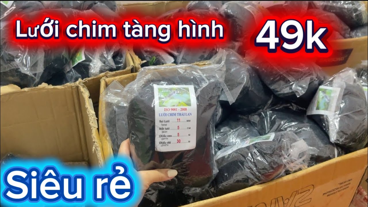 ❌KHAI XUÂN LÌ XÌ LỚN ❌ lưới bẫy chim tàng hình đủ số 3-4-5-6-7-8 dài 20-30-50 mét  hàng loại 1 