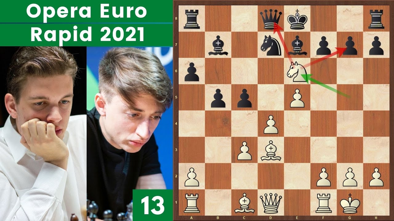 Quattro Regine Assassine! - Duda vs Dubov | Euro Opera Rapid 2021