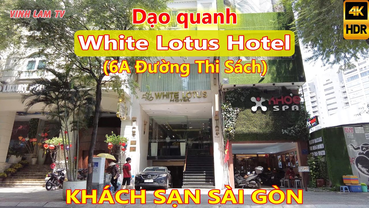 Dạo quanh Khách Sạn WHITE LOTUS HOTEL 6A Thi Sách Quận 1 Sài Gòn