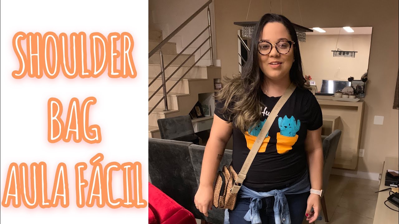 Como fazer uma shoulder bag - COM MOLDES