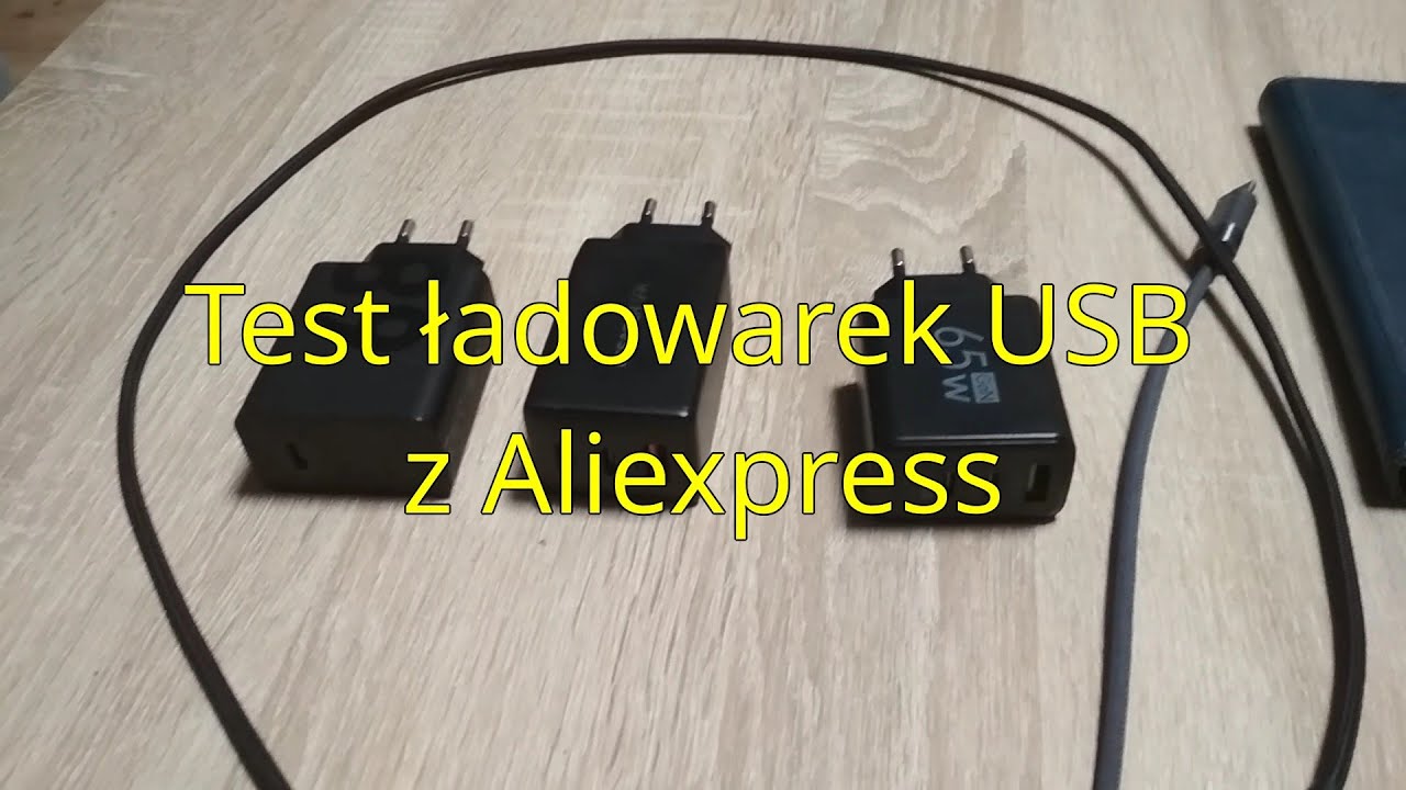 Ładowarka Motorola 68W vs. ładowarki z Aliexpress vs. ładowarka realme 33W vooc.