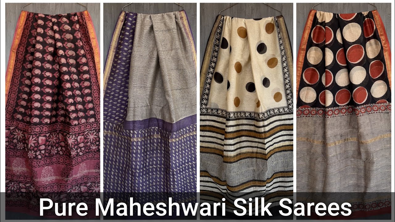 Pure Maheshwari Silk Sarees | Wholesale Price | Cod Available 👍 #silksarees