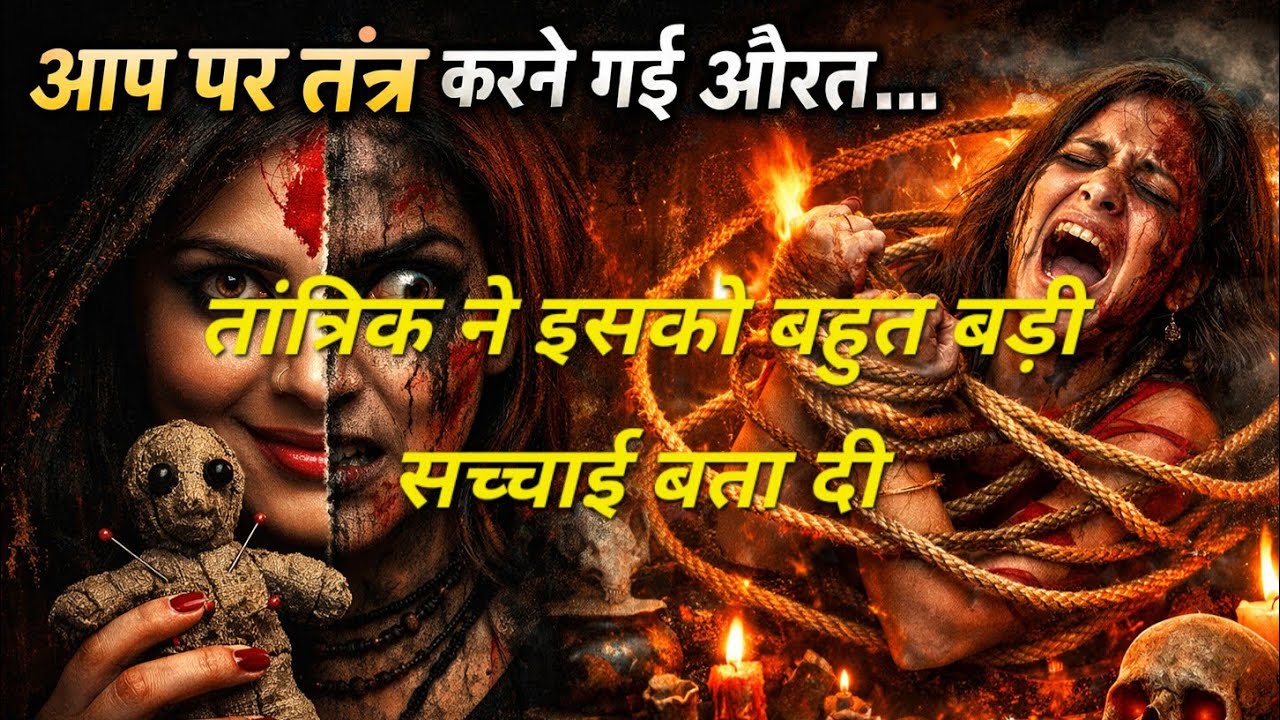 आप पर तंत्र करने गई औरत अपने ही जाल में फंस गई ☠️☠️☠️☠️