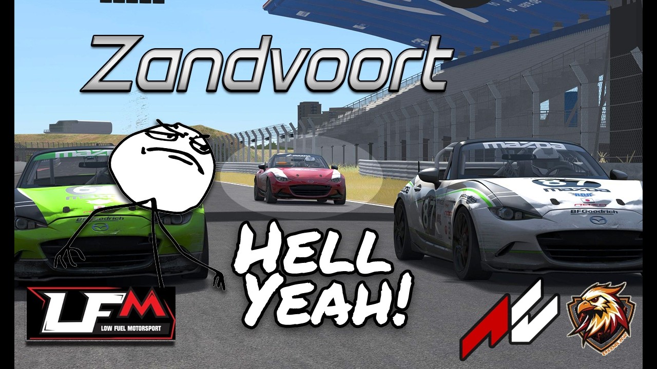 Assetto Corsa MX5 Cup | Circuit Zandvoort | Low Fuel Motorsports