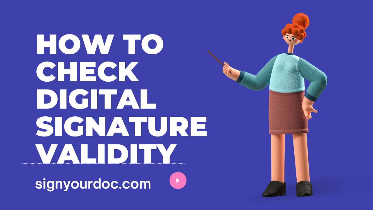 How to Check Digital signature Validity and certificate type