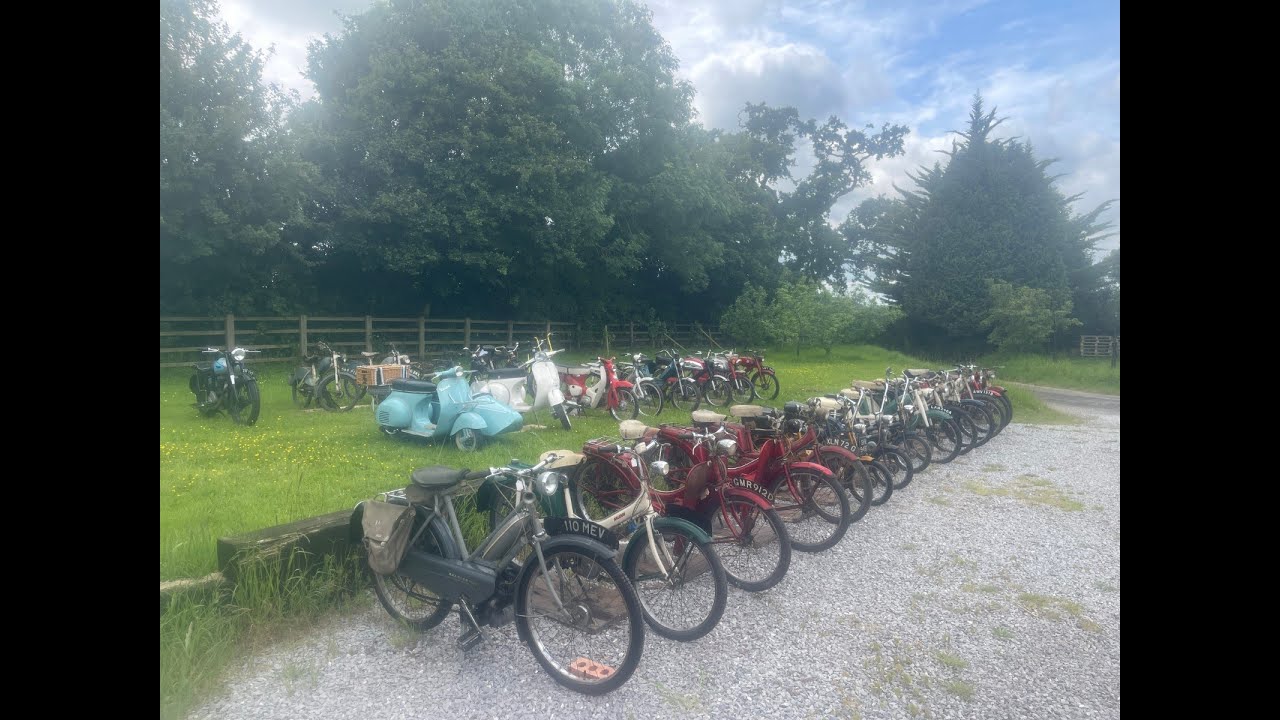 Largest Collection of Raleigh Mopeds to be auctioned on 6th June 2024