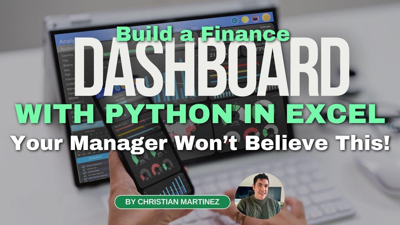 Build a Finance Dashboard with Python in Excel – Your Manager Won’t Believe This!