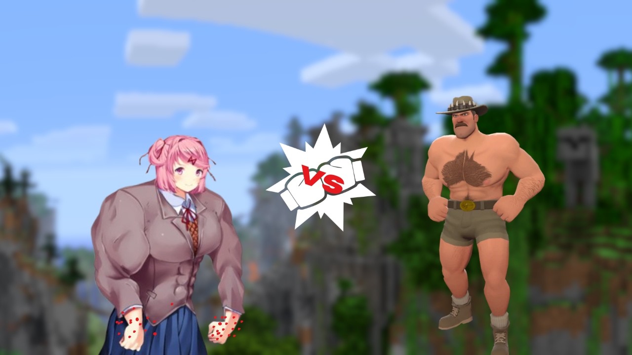 Buffsuki pulverizes Saxton Hale (Team Fortress 2 VSH Clip)