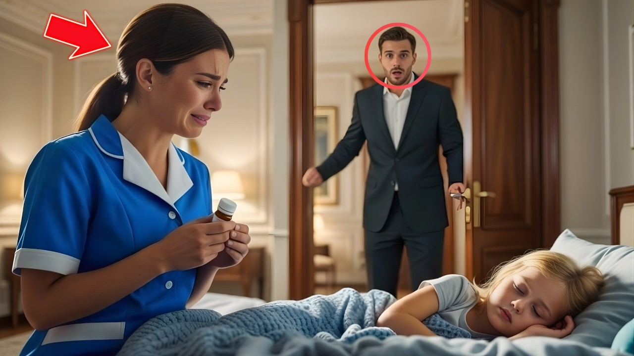 O Milionário Descobre a Faxineira Emocionada No Quarto De Sua Filha  E A Verdade Que Ele Encontra