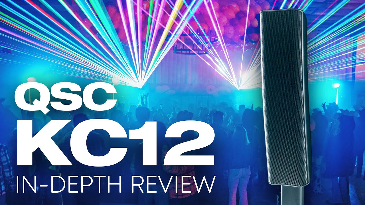 QSC KC12 Review + Demo at NYE Party with Lasers