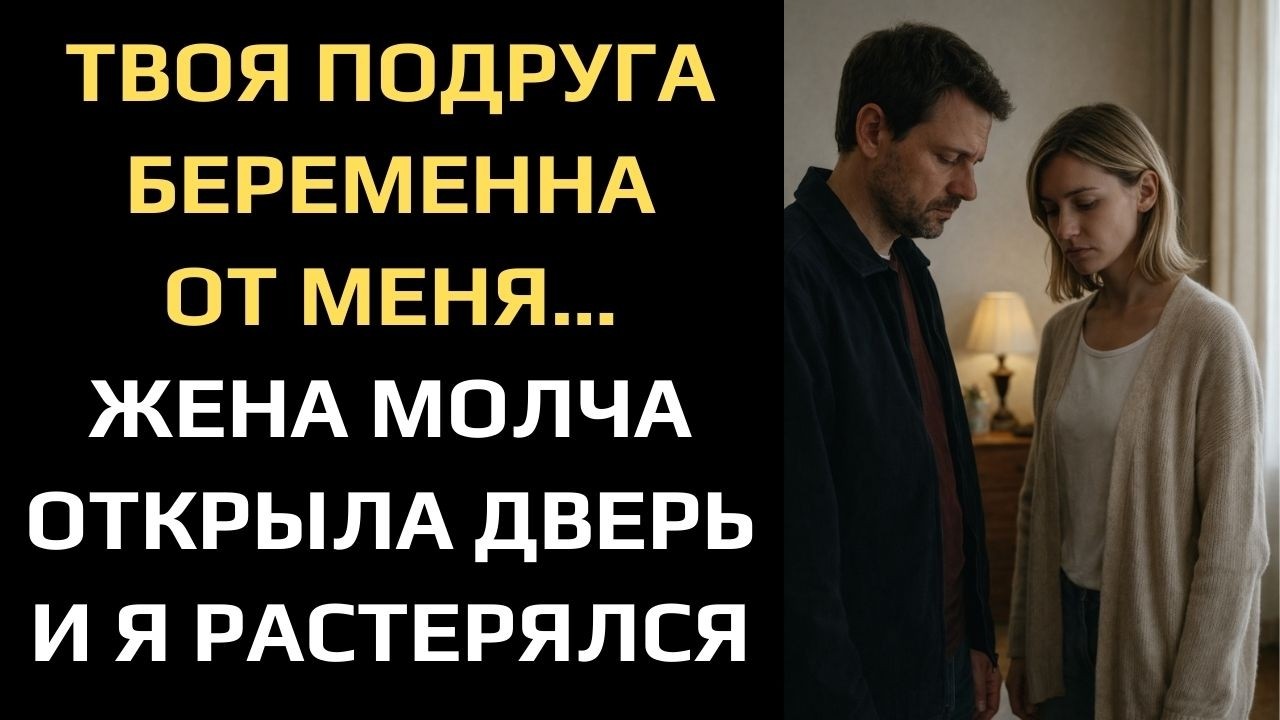 ТВОЯ ПОДРУГА БЕРЕМЕННА ОТ МЕНЯ. ЖЕНА МОЛЧА ОТКРЫЛА ДВЕРЬ И Я РАСТЕРЯЛСЯ...