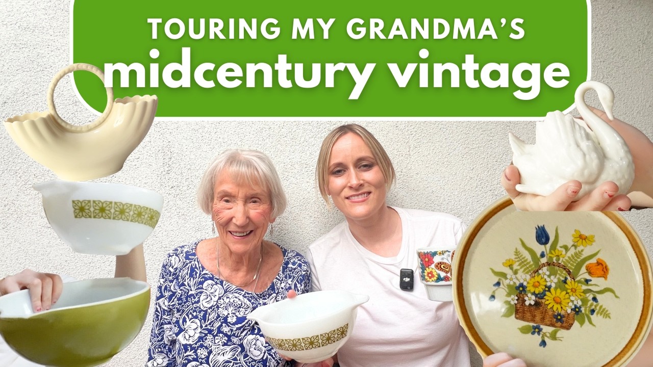 Touring My Grandma's MCM Vintage Collection | Midcentury Home Tour