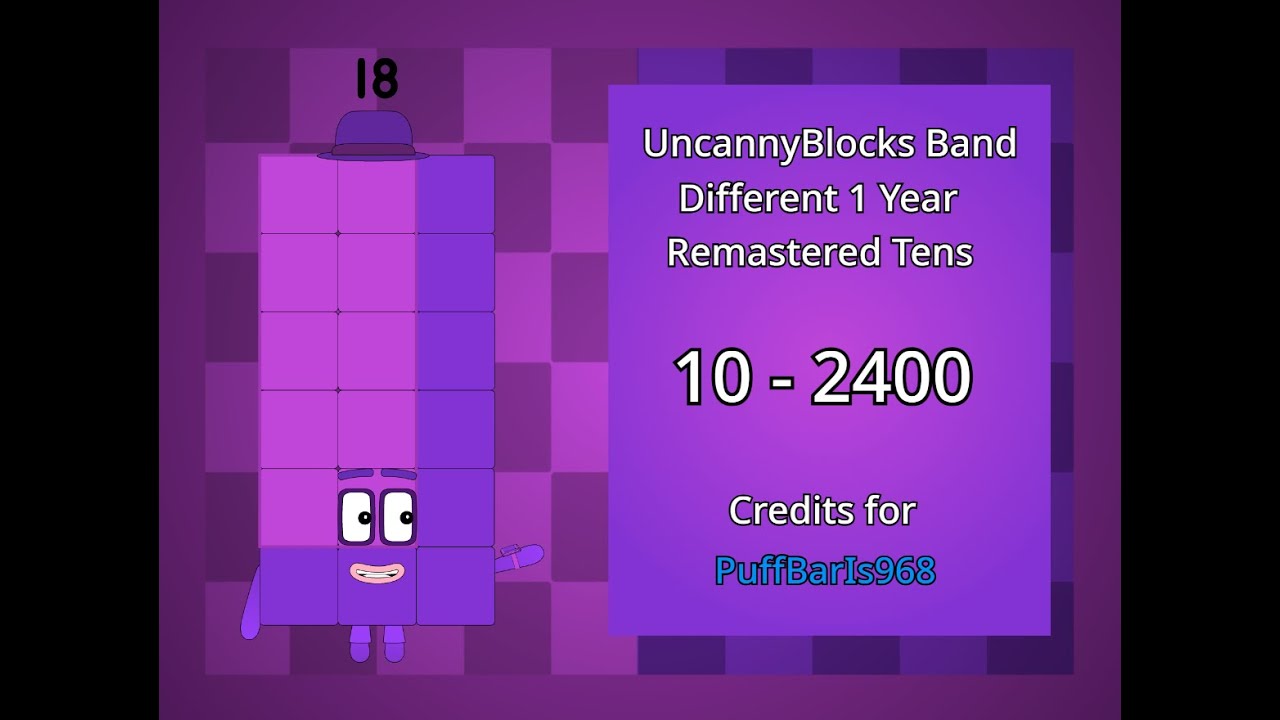 Uncannyblocks Band Different 1 Year Remastered Tens 10 - 2400