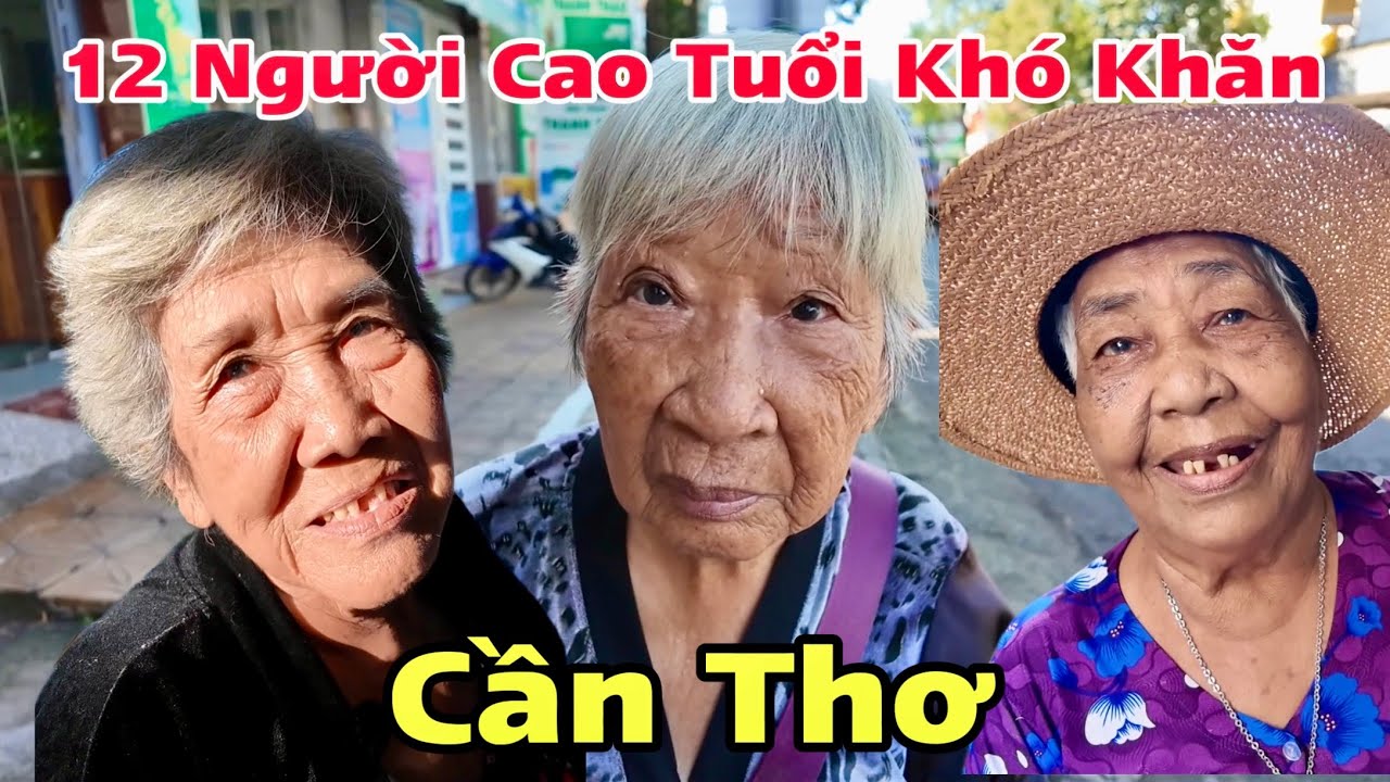 Chợ An Hòa Cần Thơ 12 Người Cao Tuổi Khó Khăn Nhận Quà Cô Vân Và Cô Bân Phóng Sanh Khương Nhựt Minh