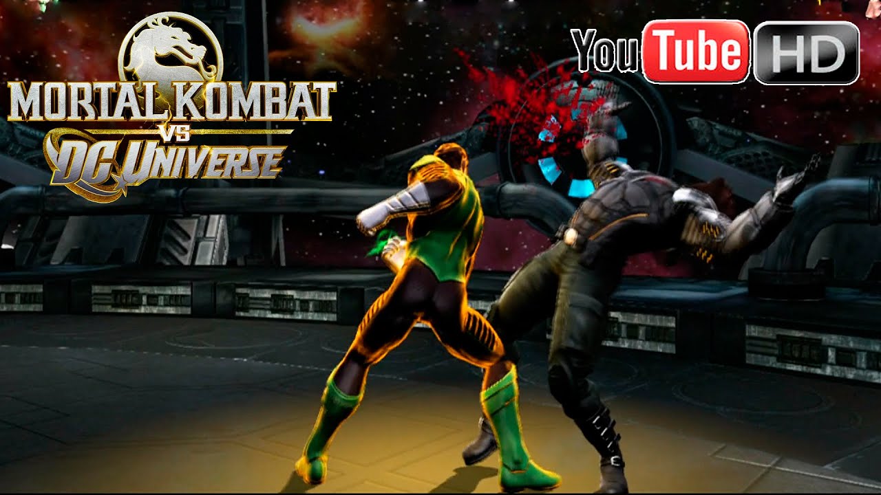 Mortal Kombat VS DC Universe [Xbox 360] - ✪ Green Lantern Vs Jax ✪ | Full HD