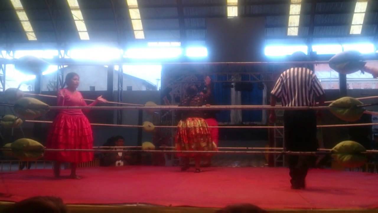 Cholitas Westling. El Alto - Bolivia 2015