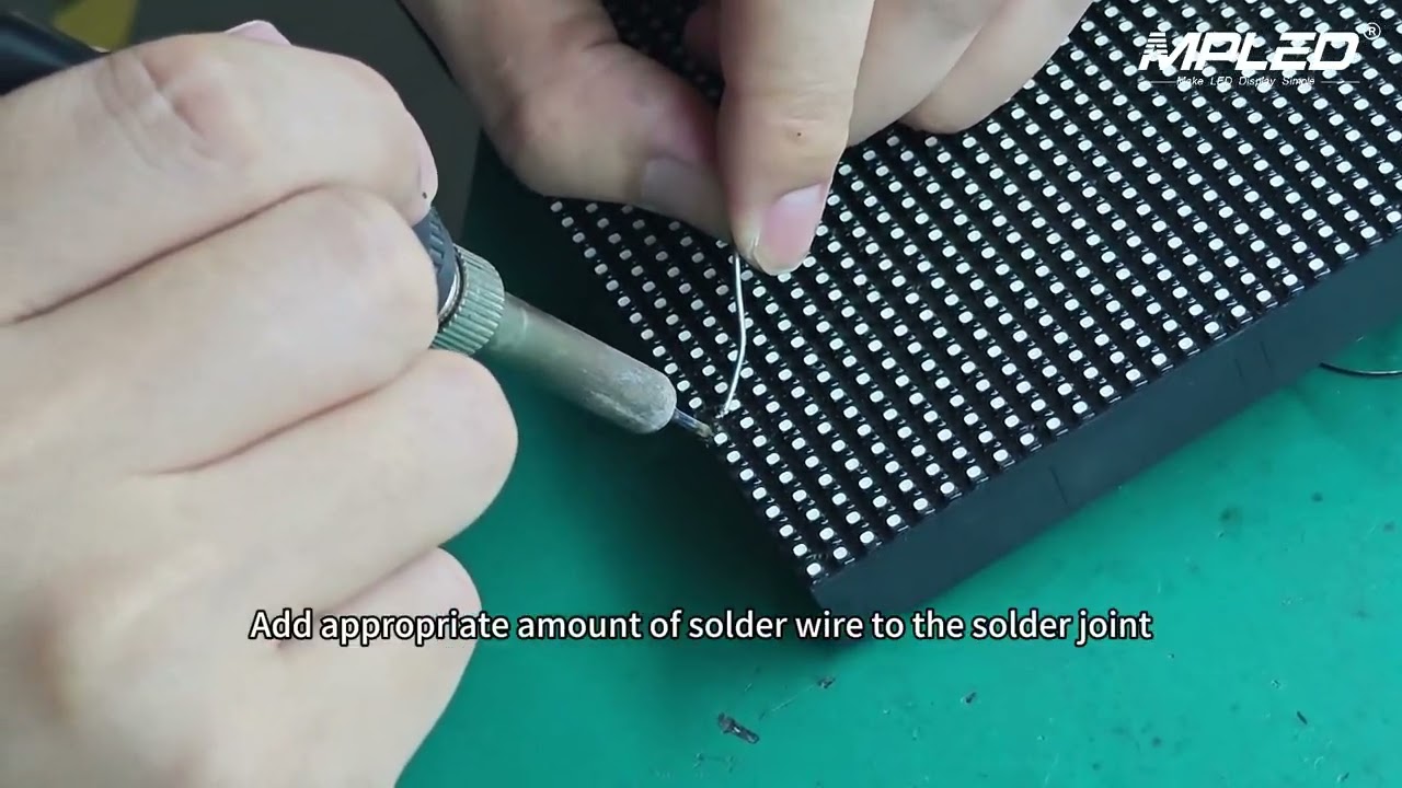 How to Repair Damaged LED Lamps on RA Series P3.91 Stage Display?