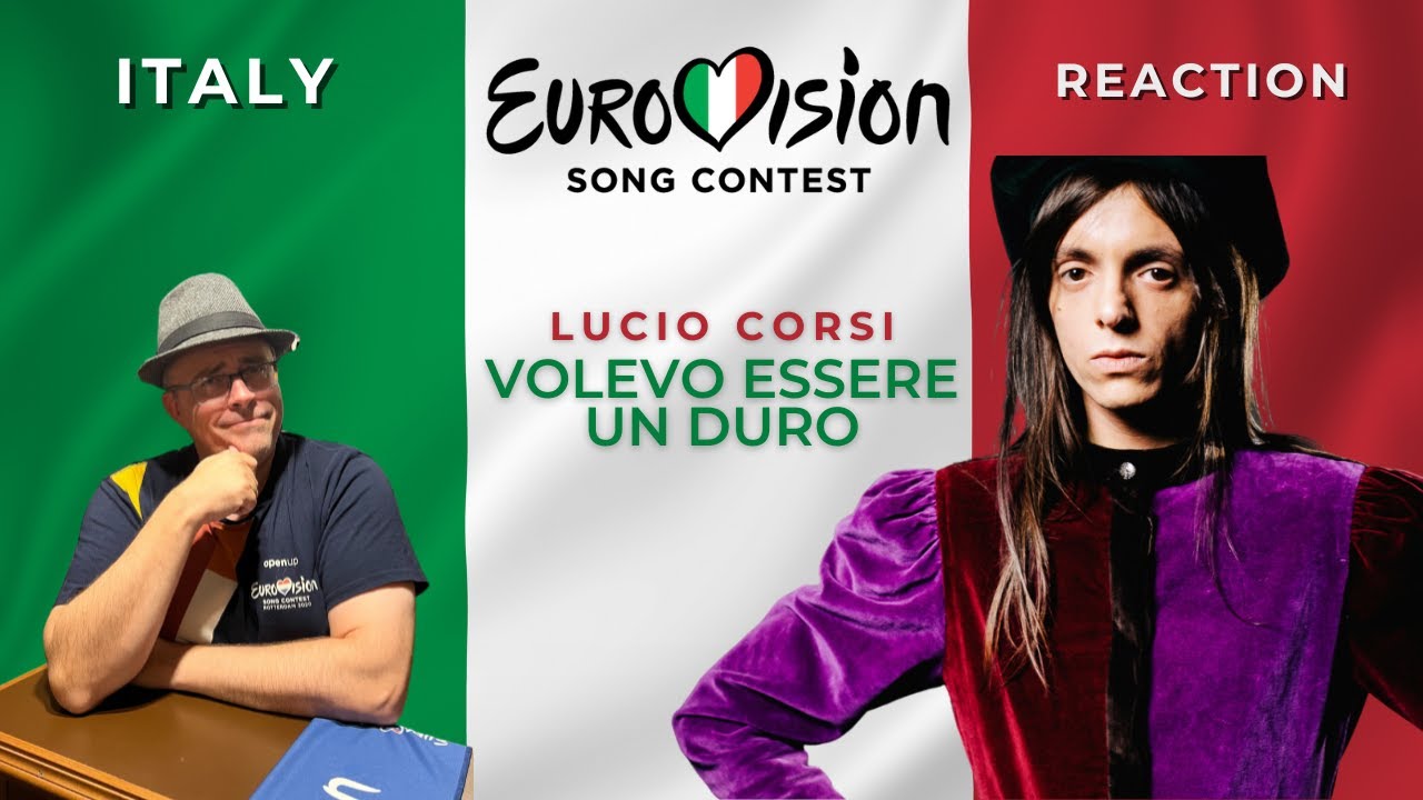 Italy 🇮🇹 2025 | Volevo essere un duro - REACTION | EUROVISION 2025