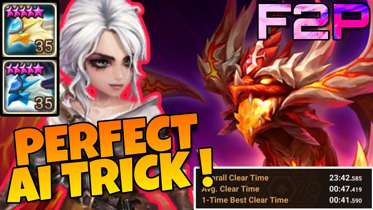 FIRE CIRI + DOUBLE GARUDA = F2P DRAGON ABYSS HARD SPEED TEAM !!! SUMMONERS WAR