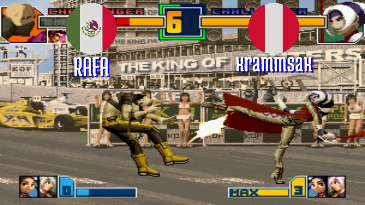 FT5 @kof2001: RAFA (MX) vs xrammsax (PE) [King of Fighters 2001 Fightcade] May 21