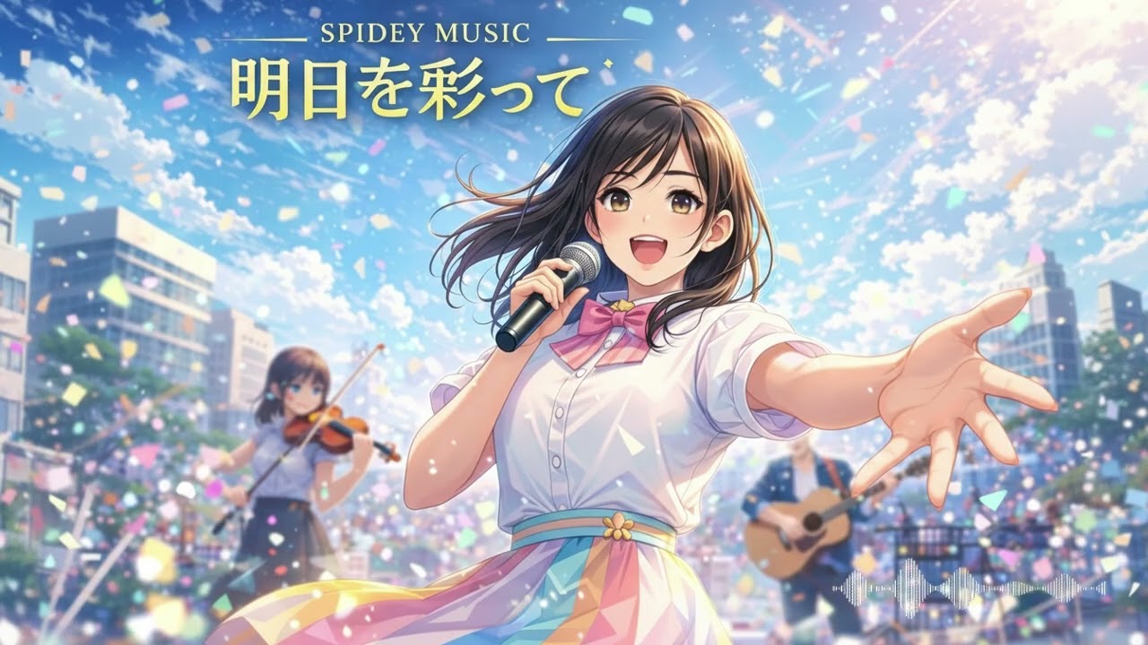明日を彩って (Coloring Tomorrow) - Spidey Music | Original J-Pop Acoustic
