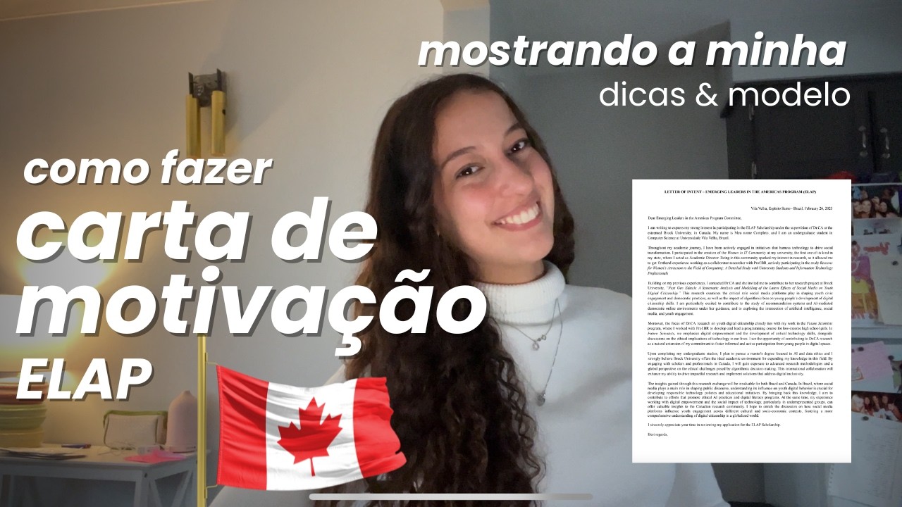carta de motivação para bolsa de estudos | mostrando a minha do ELAP, modelo & dicas