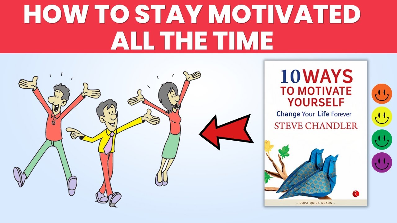 10 Ways To Motivate Yourself Book Summary In Hindi | Steve Chandler
