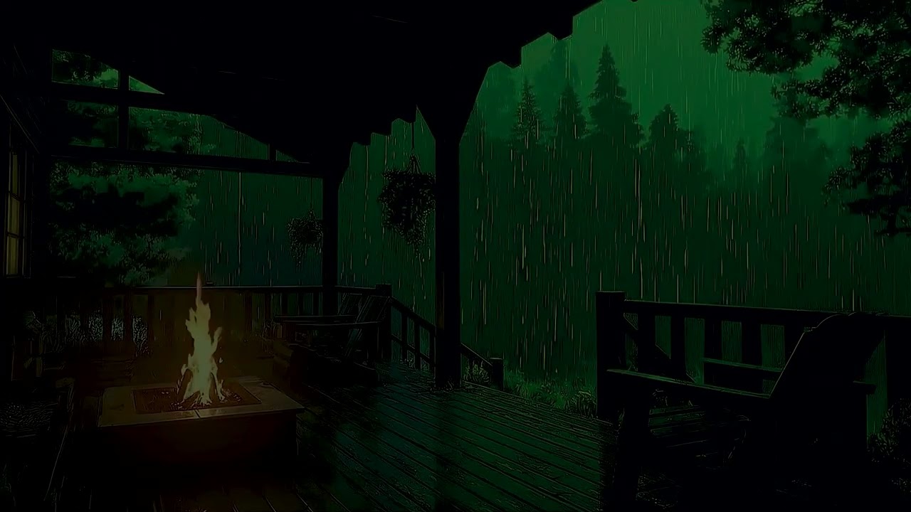Heavy Rainfall with Distant Thunder | Deep Sleep Ambience for Calm and Relaxation
