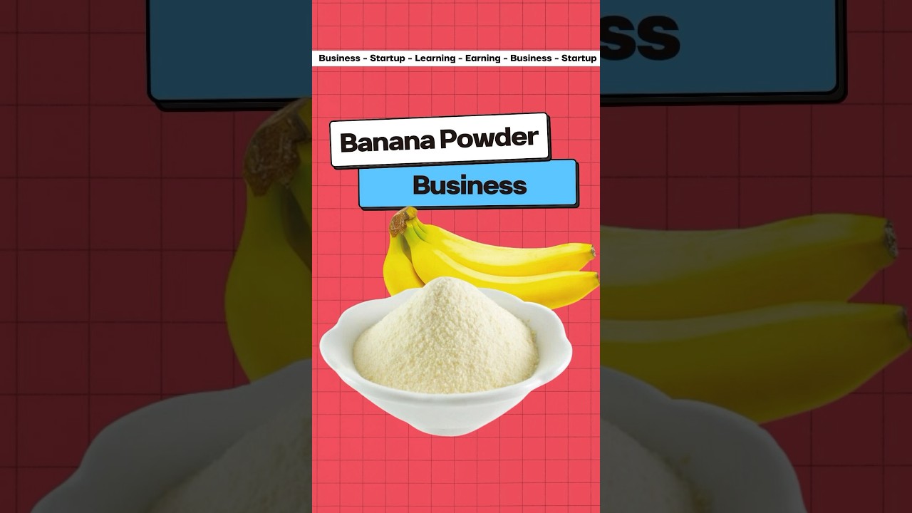Banana Powder Business & Export 🍌