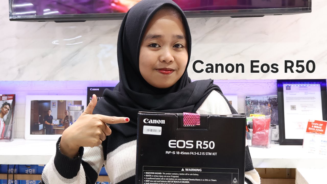 CANON EOS R50 UNBOXING DAN TES - MIRRORLESS YANG COCOK UNTUK CONTENT CREATOR PEMULA