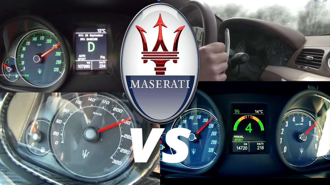 Maserati GranTurismo Acceleration Battle