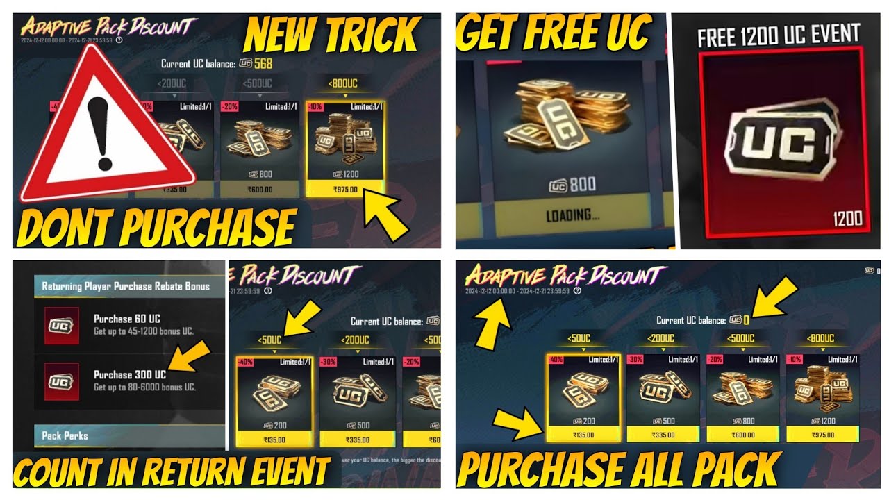 😳 ADAPTIVE PACK DISCOUNT EVENT EXPLAINED IN BGMI | HOW TO PURCHASE ALL PACK IN ADAPTIVE PACK | 2024