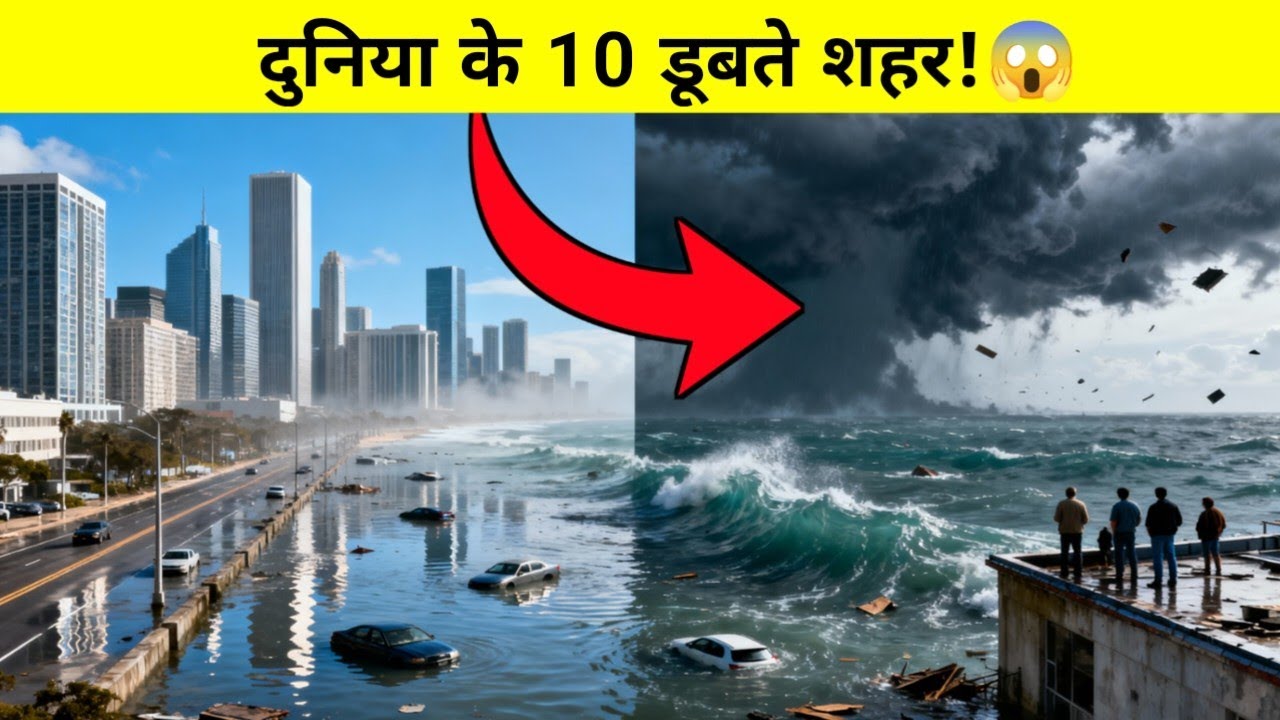 दुनिया के 10 शहर जो भविष्य मे डूब जायेंगे ? 10 sinking cities in the world | Documentary Video