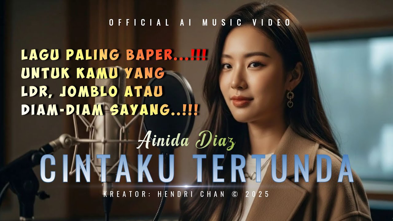 Ainida Diaz - Cintaku Tertunda | Official Music Video