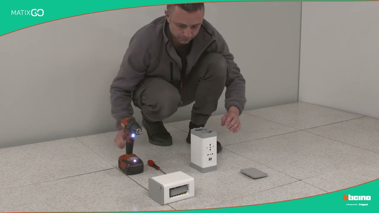 BTicino Professional: MatixGO - nuove torrette per pavimenti tradizionali e flottanti