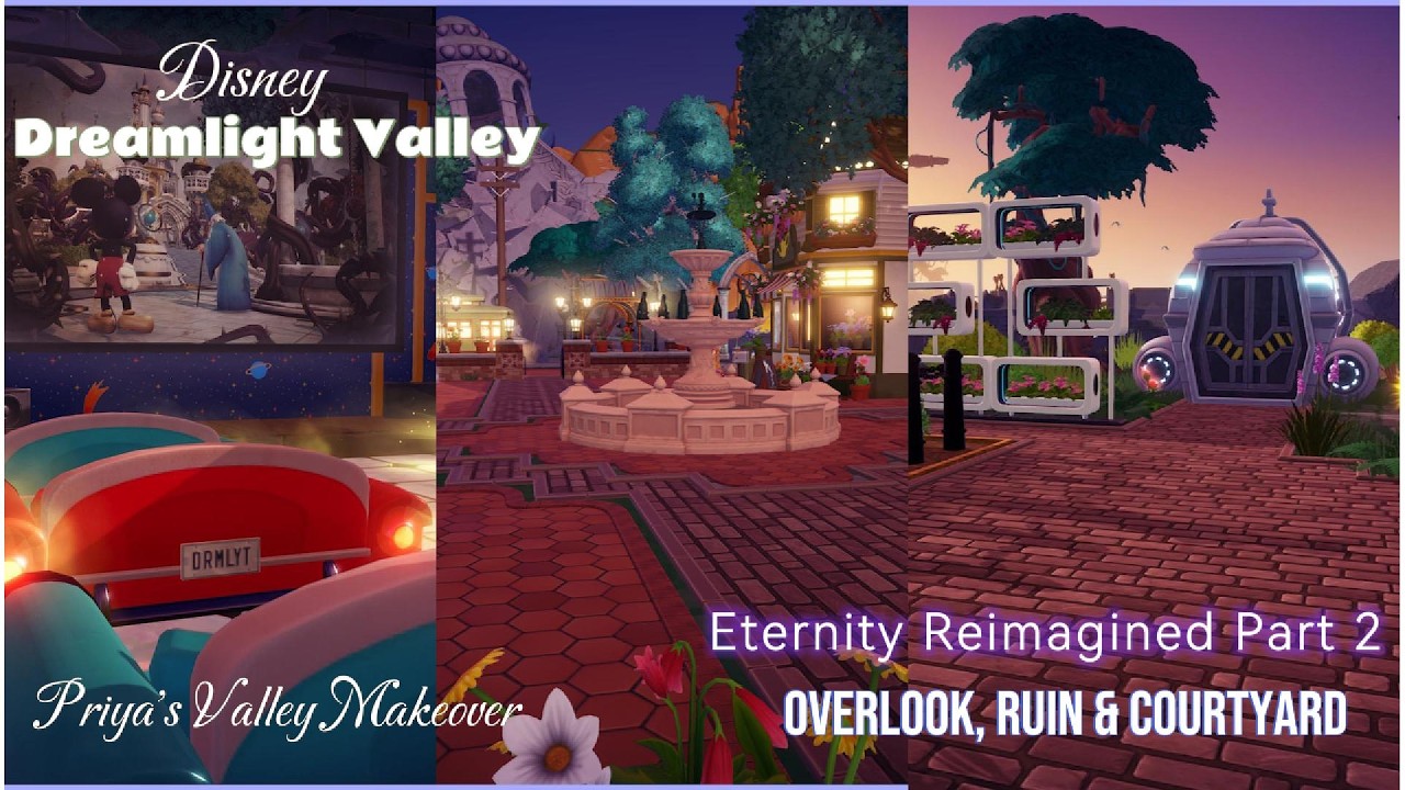 l🌿Eternity Reimagined Part 2 | Overlook, Ruins & Courtyard | Easy Builds for New Players✨