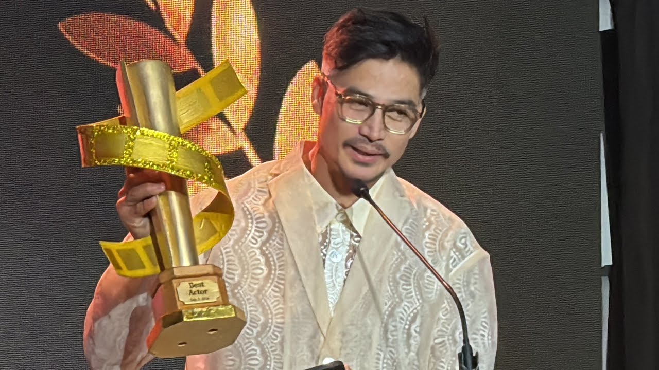 PIOLO PASCUAL WON THE BEST ACTOR SA THE EDDY AWARDS 2024
