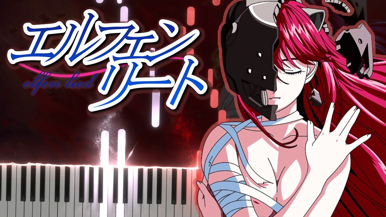 Lilium (Elfen Lied) - Synthesia / Piano Tutorial